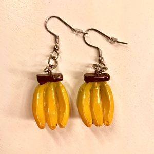 Etsy handmade banana earrings